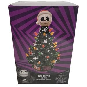Jack Skellington Nightmare Before Christmas  Led Light Up Ceramic Christmas Tree